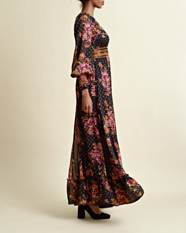 byTiMo - Golden Georgette Maxi Dress