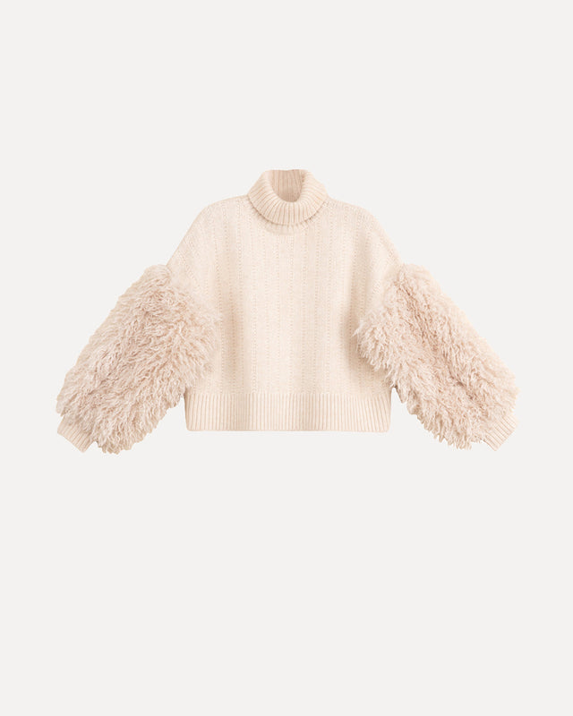 byTiMo - Faux Fur Turtleneck