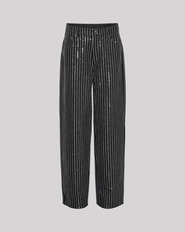 ROTATE - Sequin Twill Wide Pants