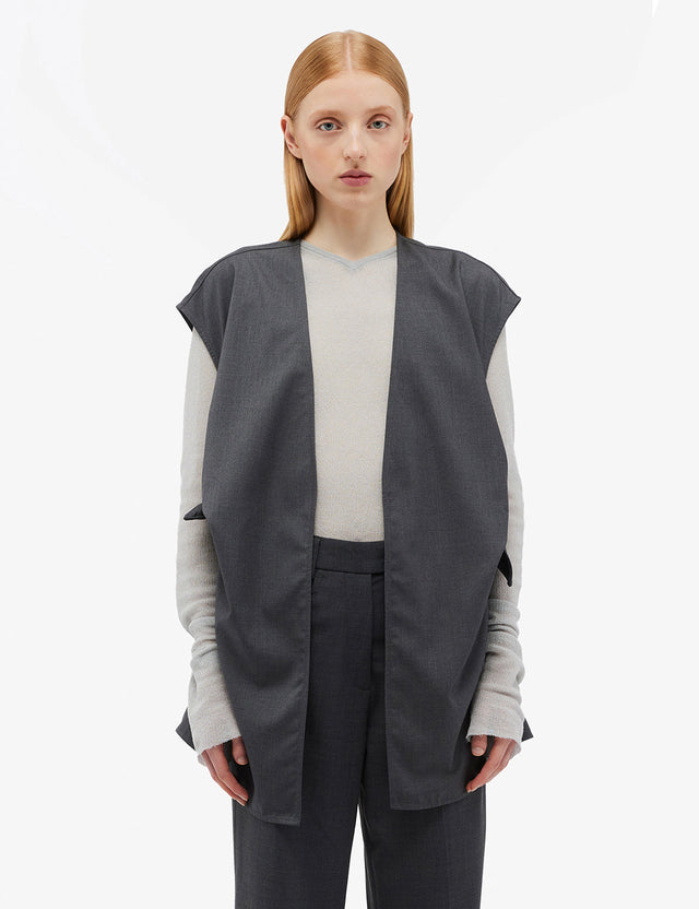 REMAIN - Oversize Knot Detail Vest